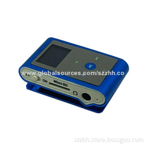 MP3 Player with Micro SD Card Slot, Supports WMA Formats, Voice Recording Function